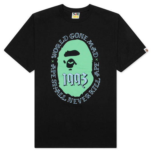 A BATHING APE Ape Head 1993 Tee - Black