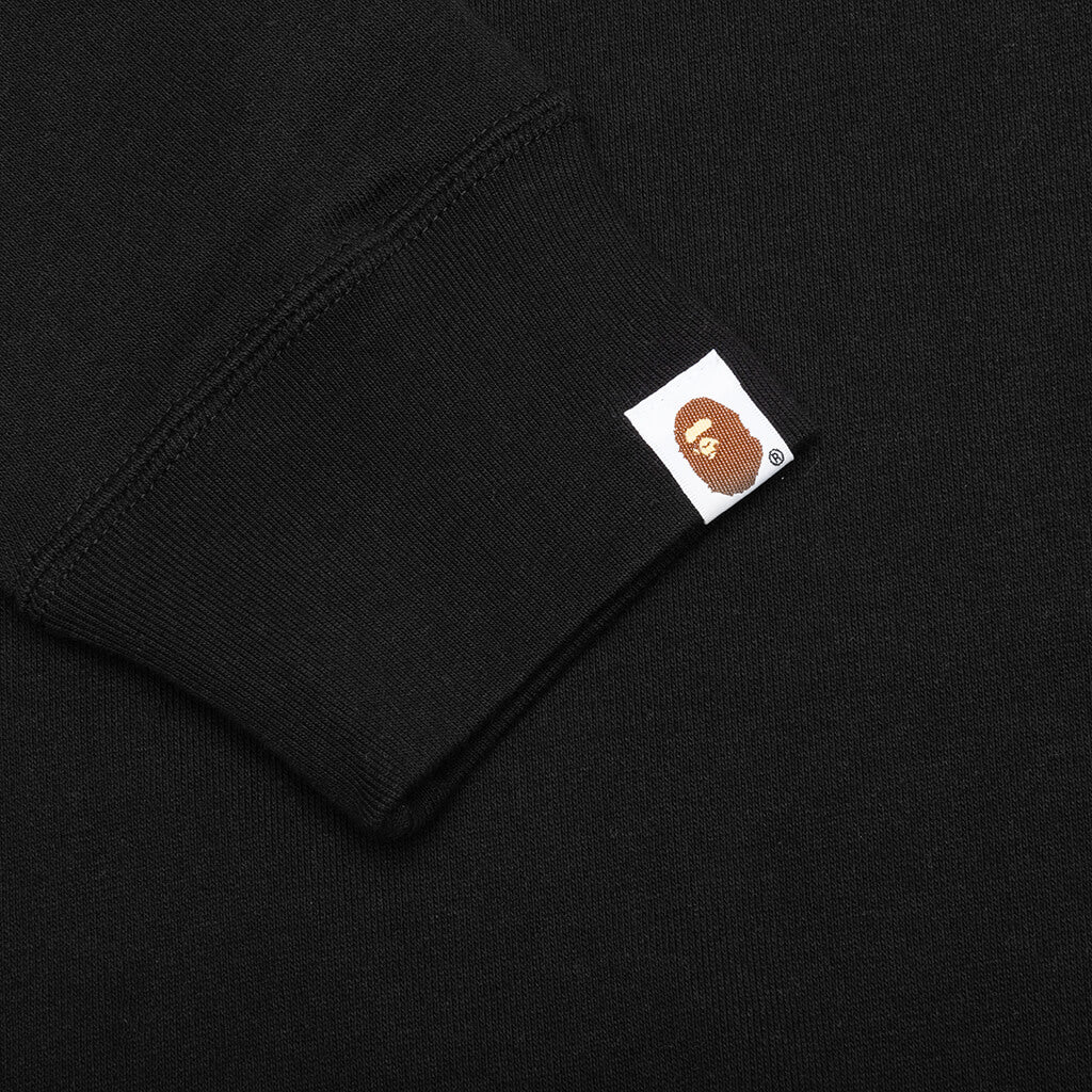 A BATHING APE Bape Ape Head Crewneck - Black