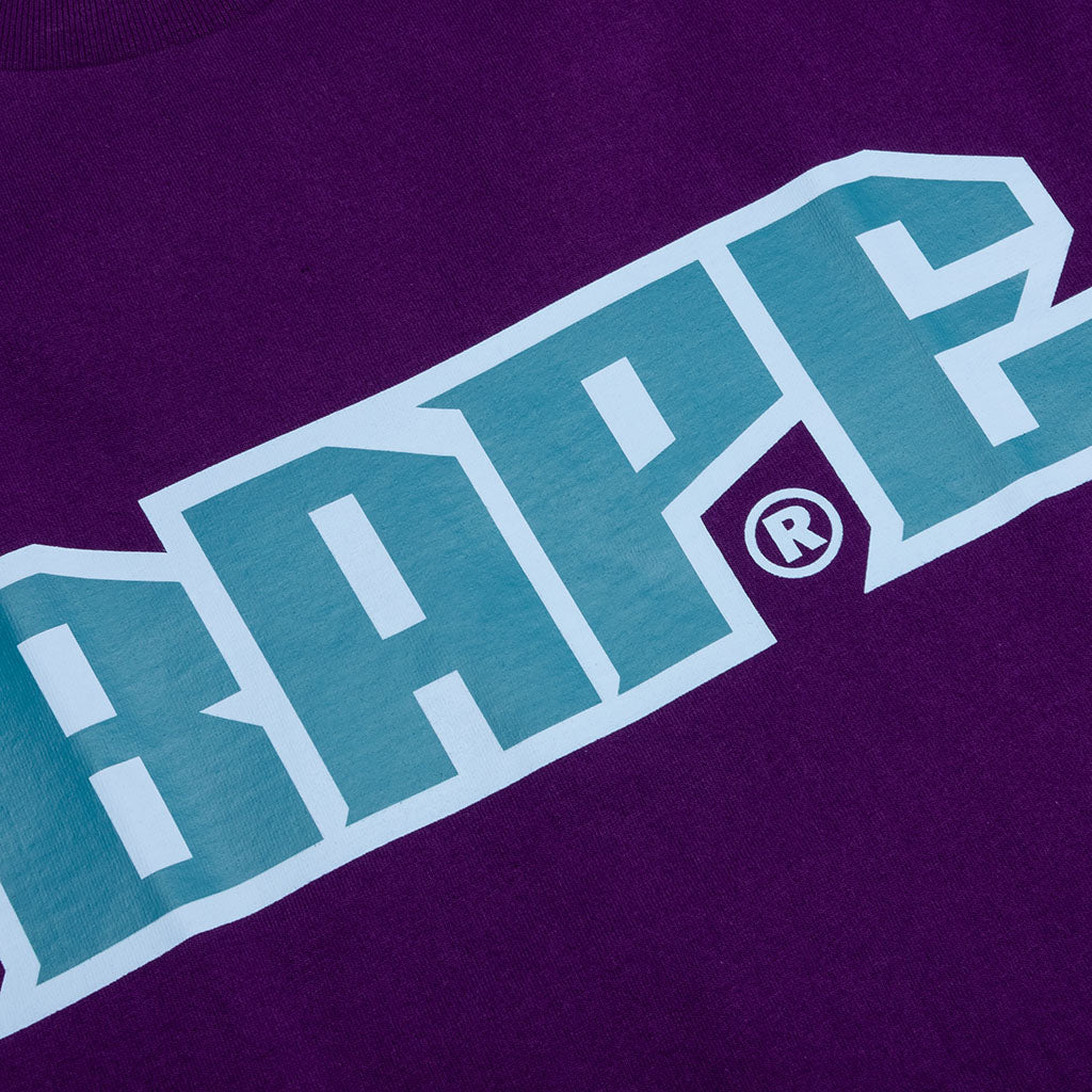 A BATHING APE Bape Football Tee - Purple