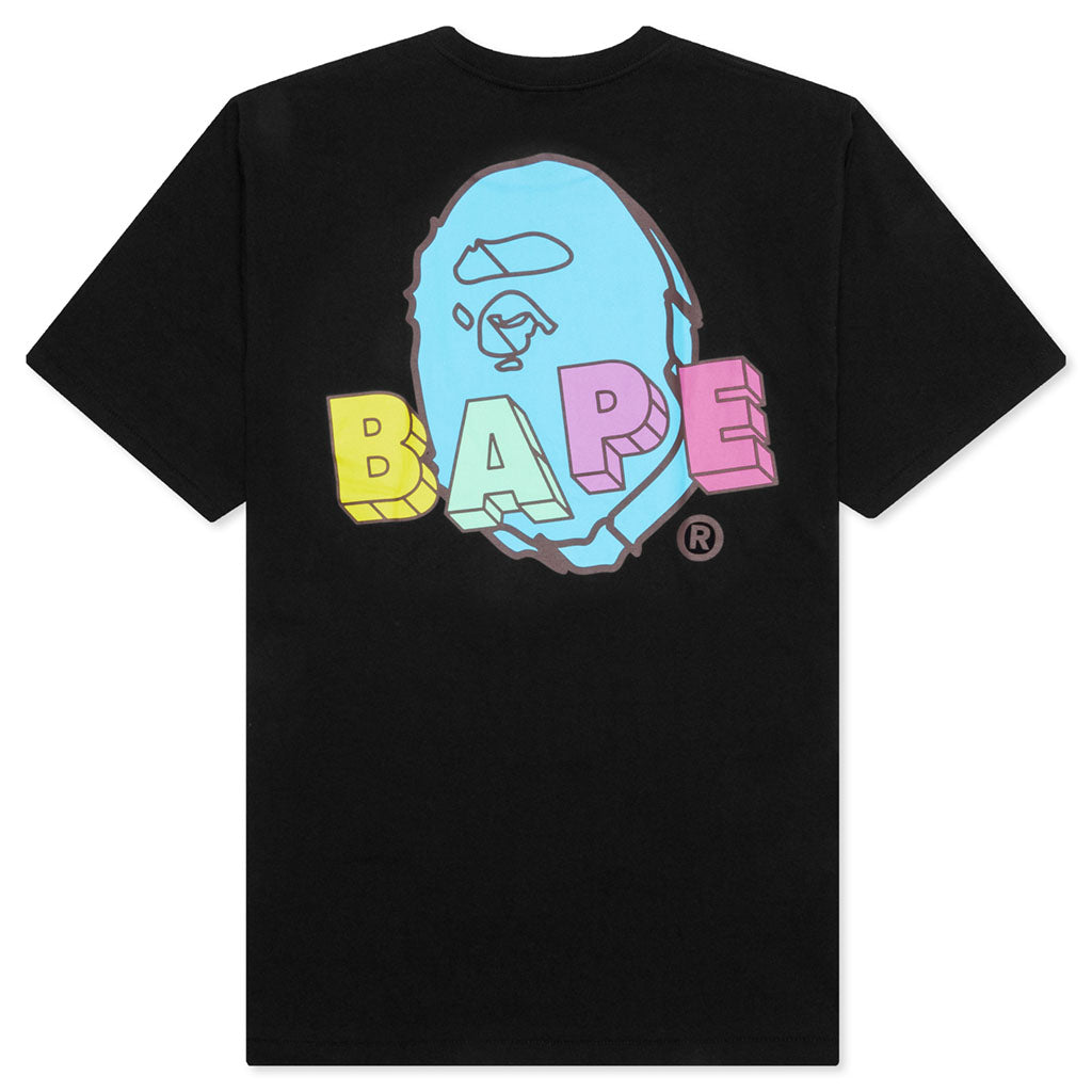 A BATHING APE Bape Popsicle Tee  - Black