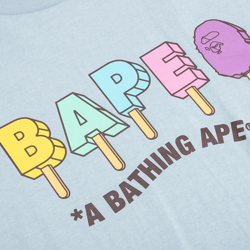 A BATHING APE Bape Popsicle Tee  - Blue