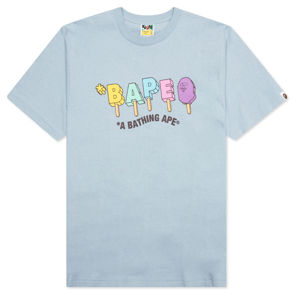A BATHING APE Bape Popsicle Tee  - Blue