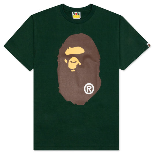 A BATHING APE Big Ape Head Tee - Green