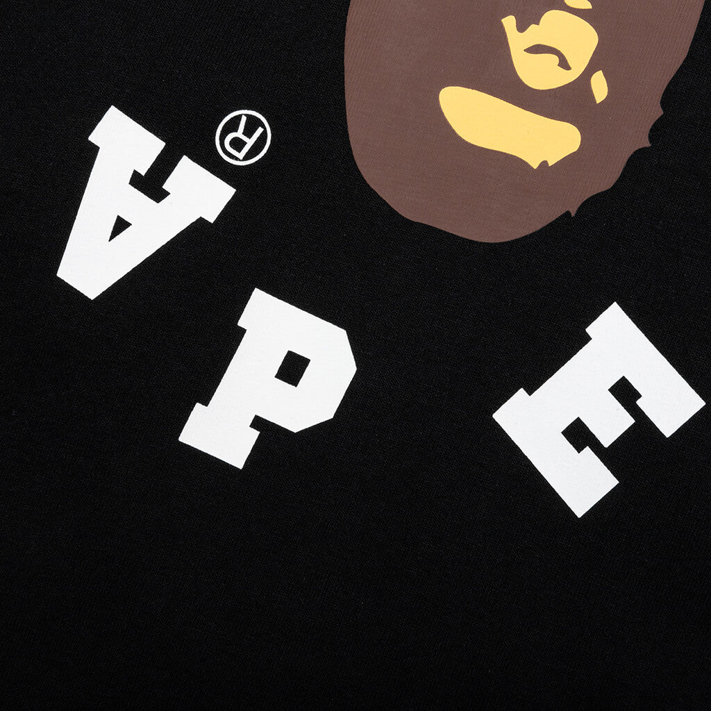 A BATHING APE Broken College Tee - Black