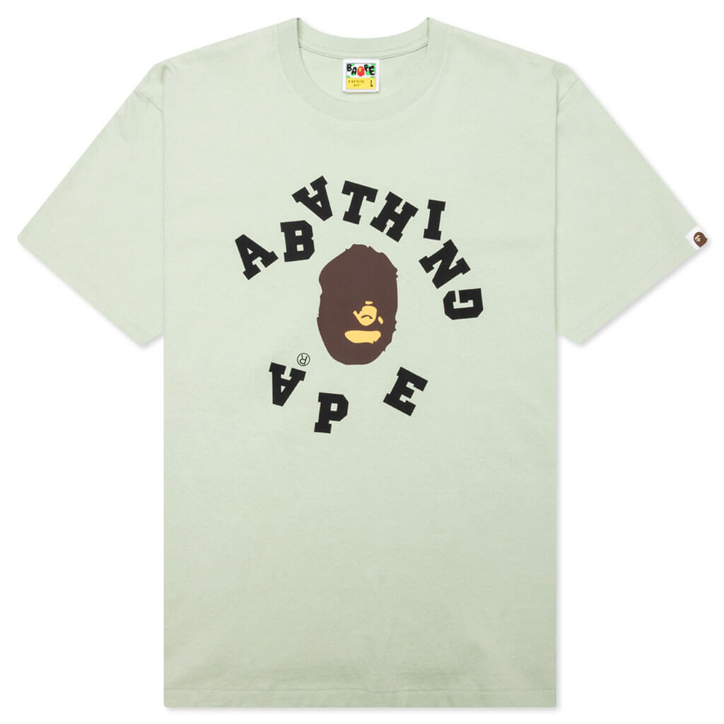 A BATHING APE Broken College Tee - Green