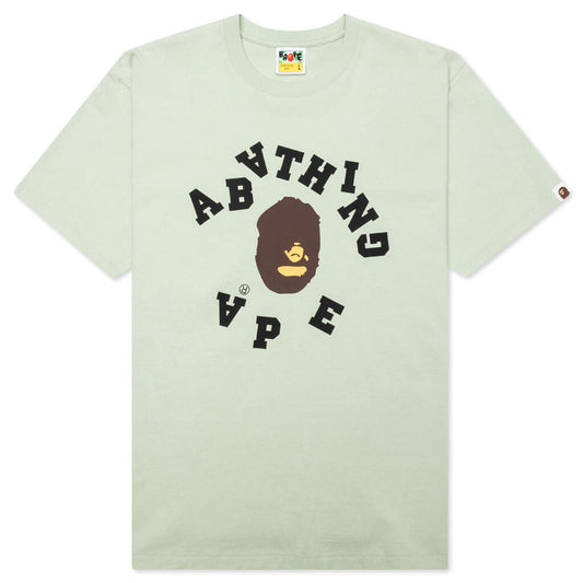 A BATHING APE Broken College Tee - Green