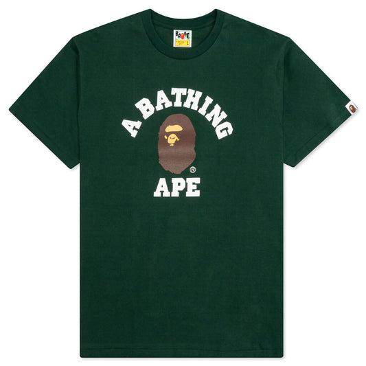 A BATHING APE College Tee - Green