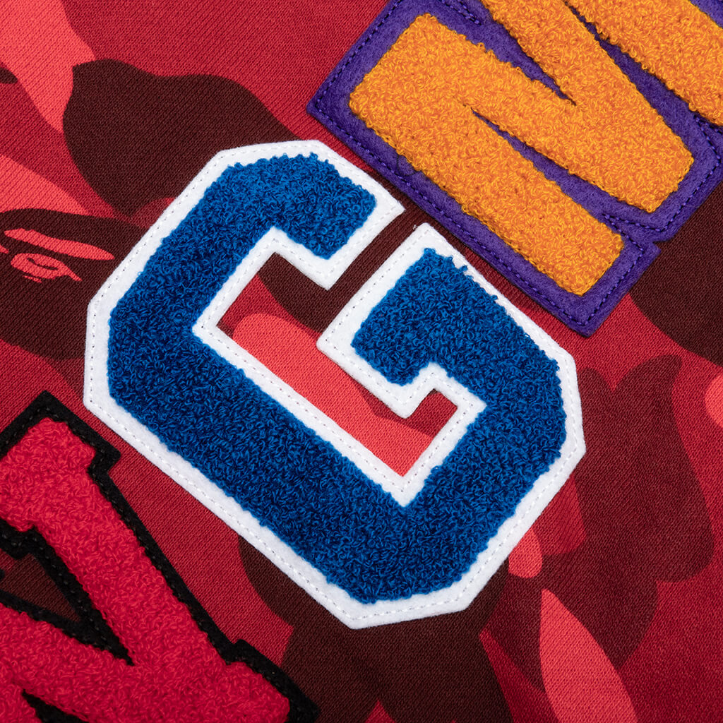 A BATHING APE Crazy Shark Wide Fit Full Zip Double Hoodie - Multi