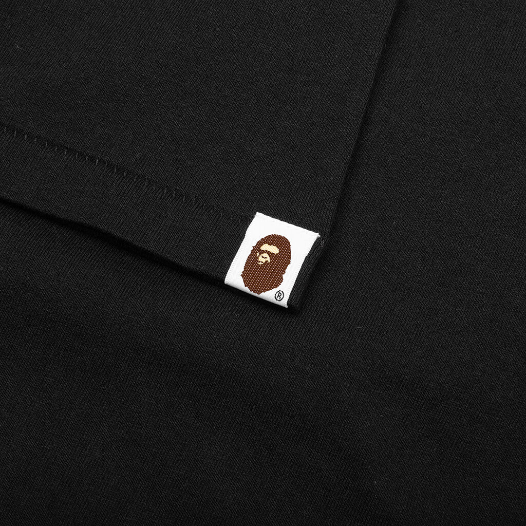 A BATHING APE Honeycomb Camo Busy Works Tee - Black/Blue
