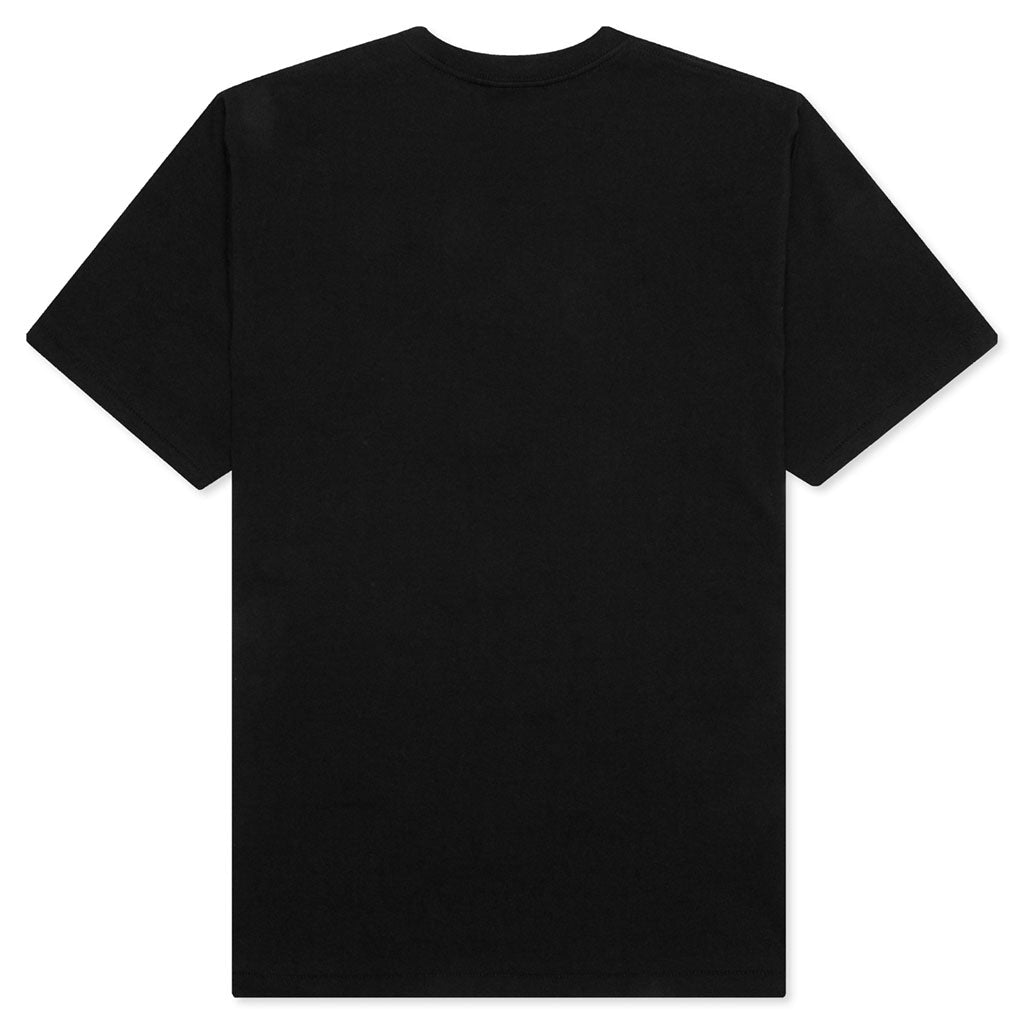A BATHING APE Honeycomb Camo College Tee - Black/Grey