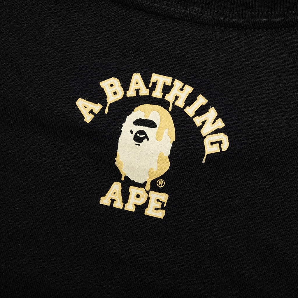 A BATHING APE Valentine Chocolate Ape Head Tee - Black
