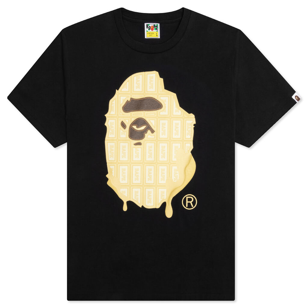 A BATHING APE Valentine Chocolate Ape Head Tee - Black