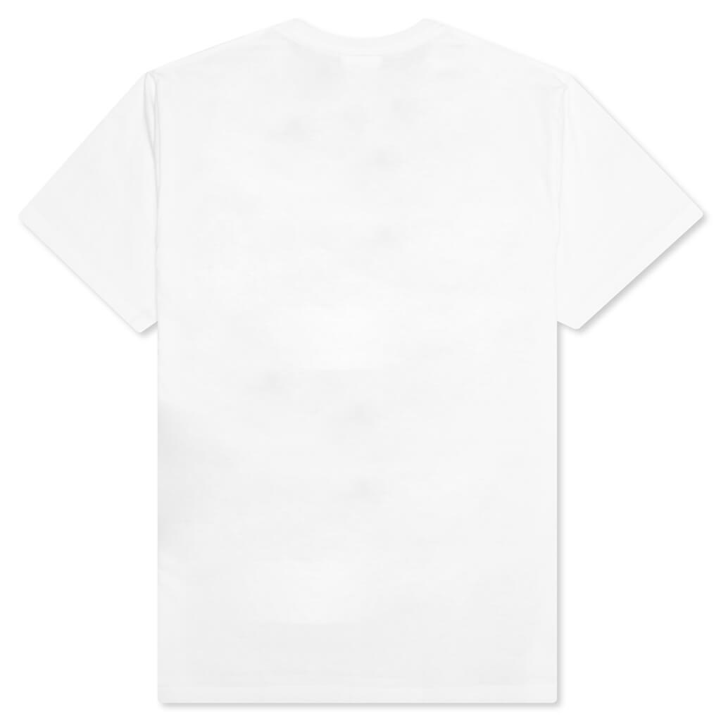 A BATHING APE Woodland Camo Busy Works Tee - White