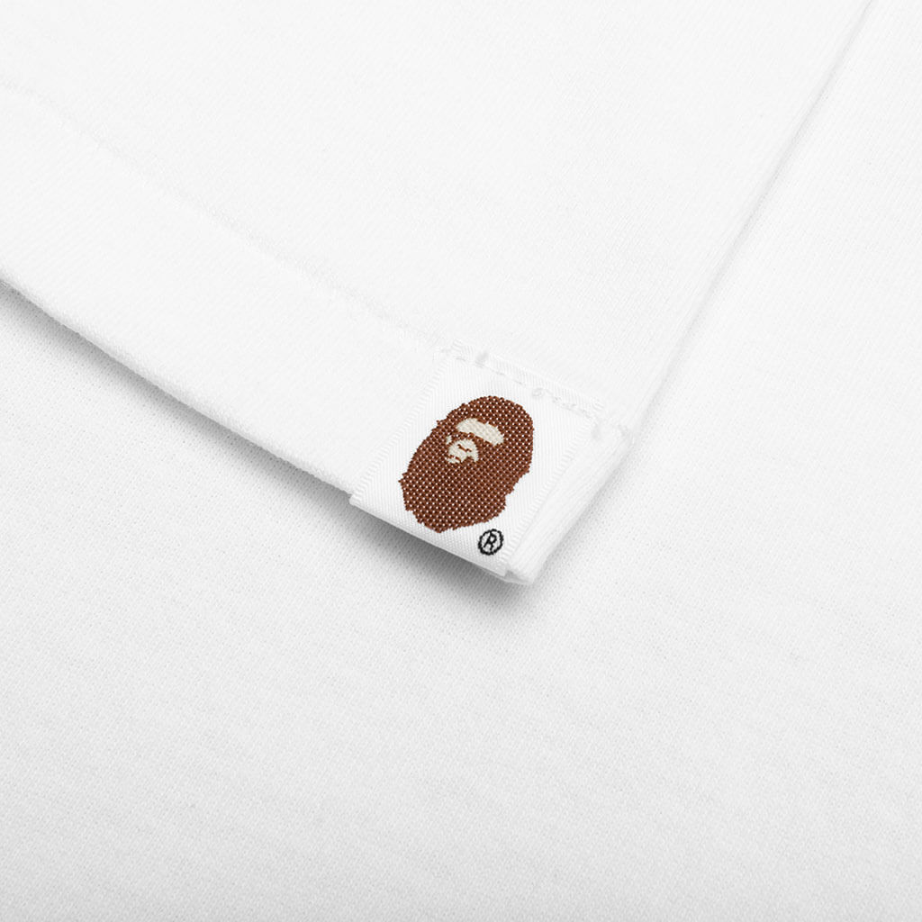 A BATHING APE Woodland Camo By Bathing Ape Tee  - White