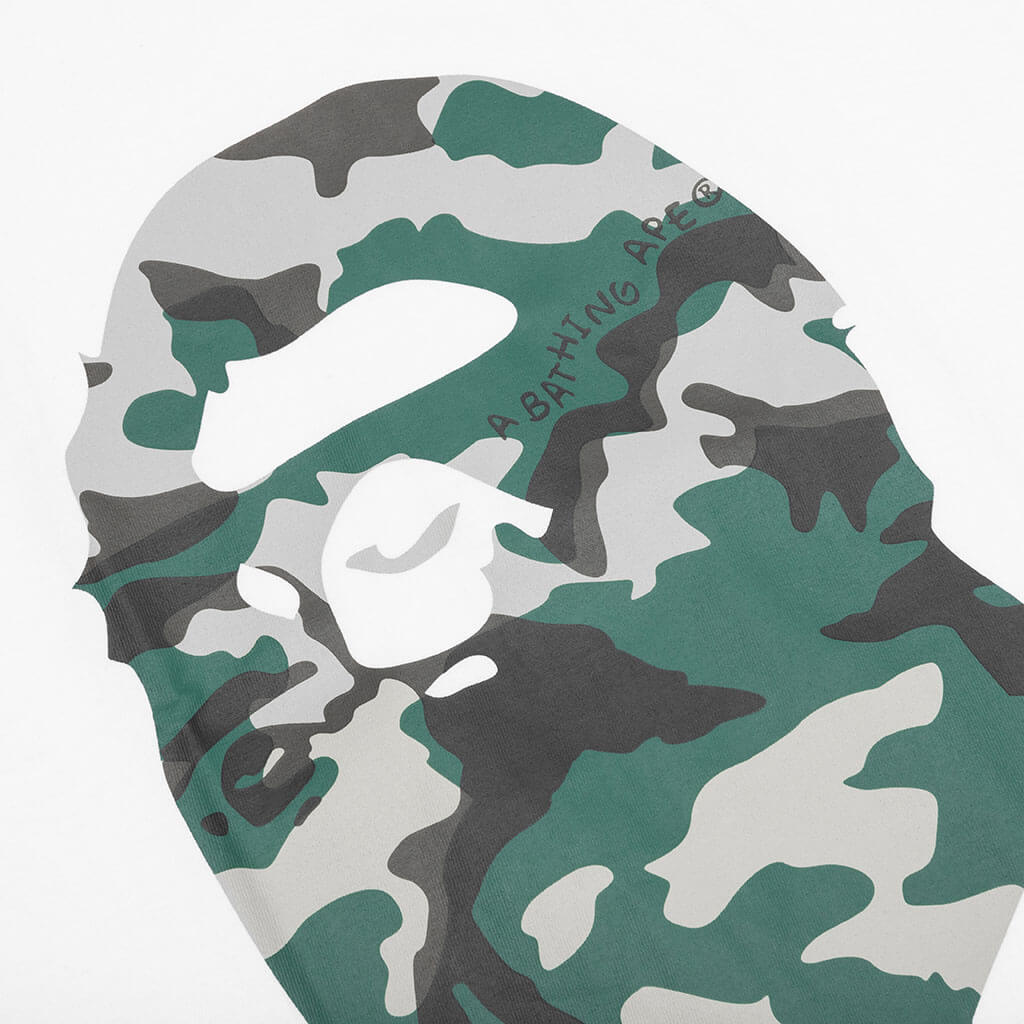 A BATHING APE Woodland Camo By Bathing Ape Tee  - White