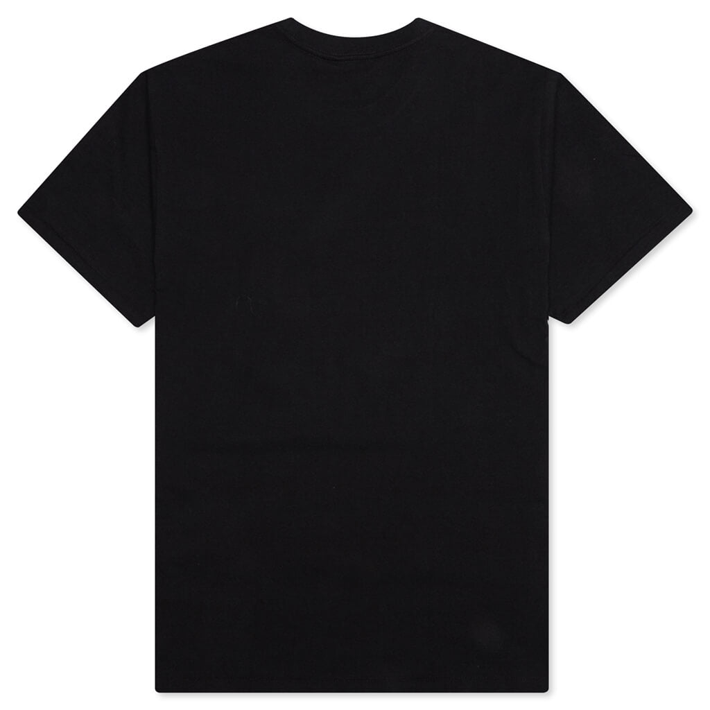 A BATHING APE Woodland Camo College Tee  - Black