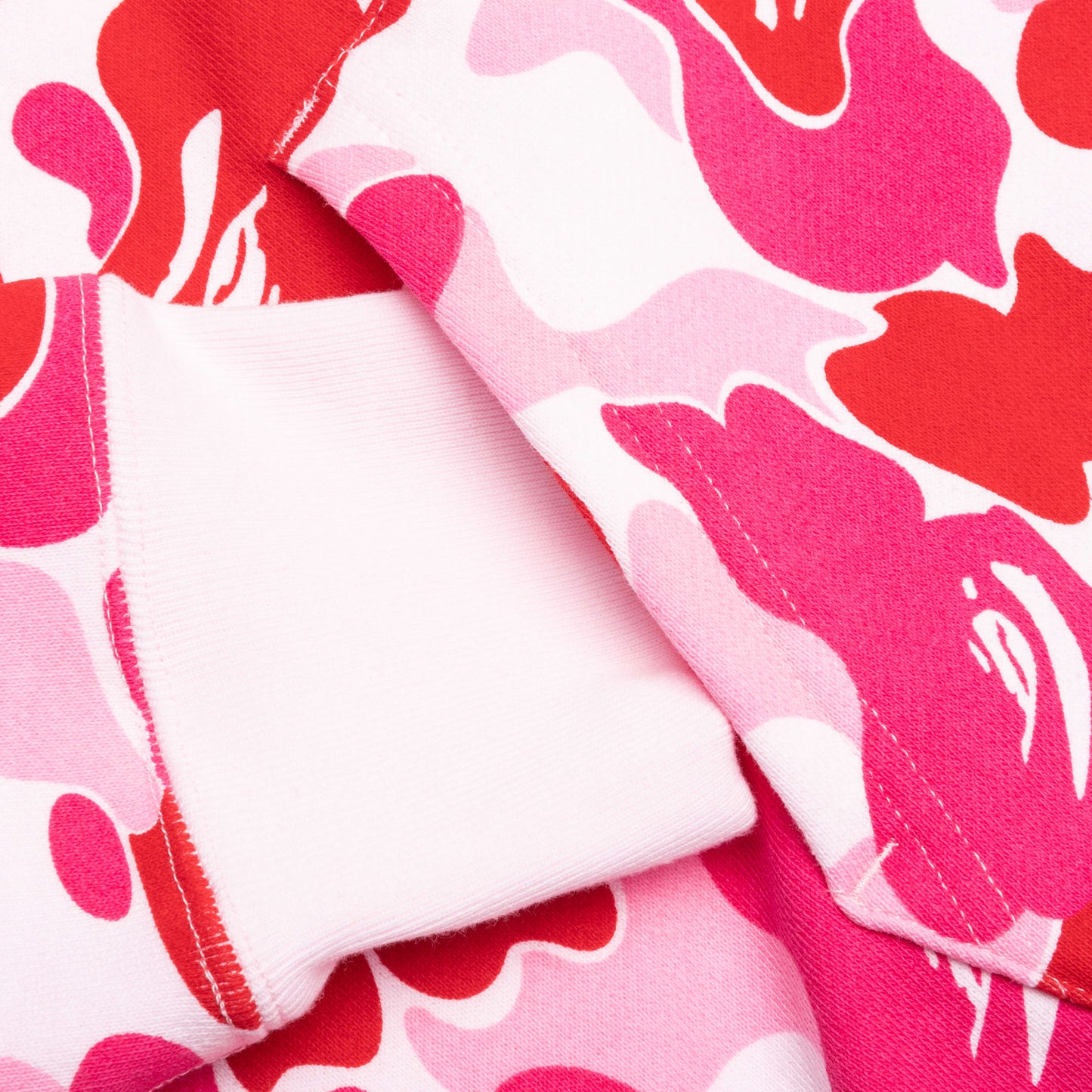 A BATHING APE ABC Camo 2nd APE Pullover Hoodie - Pink