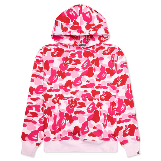 A BATHING APE ABC Camo 2nd APE Pullover Hoodie - Pink