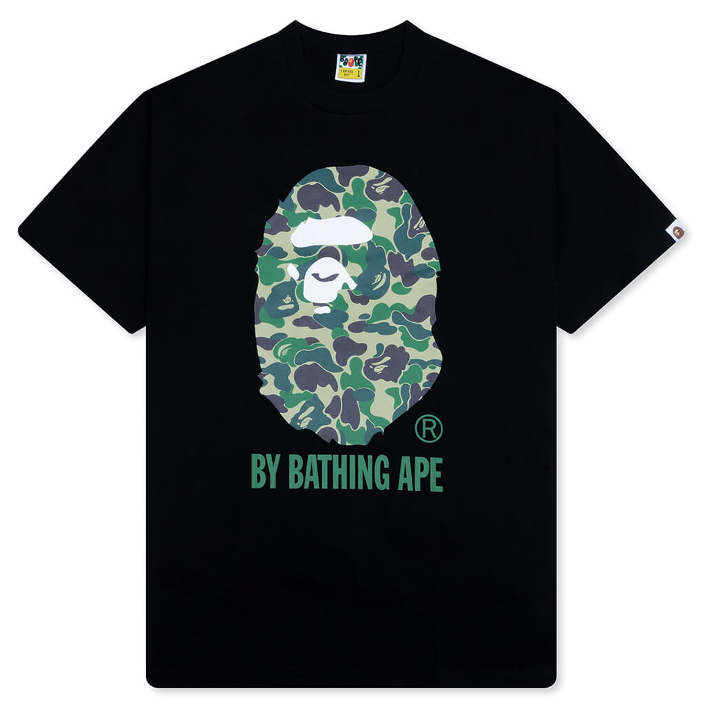 A BATHING APE ABC Camo By Bathing Ape Tee - Black/Green
