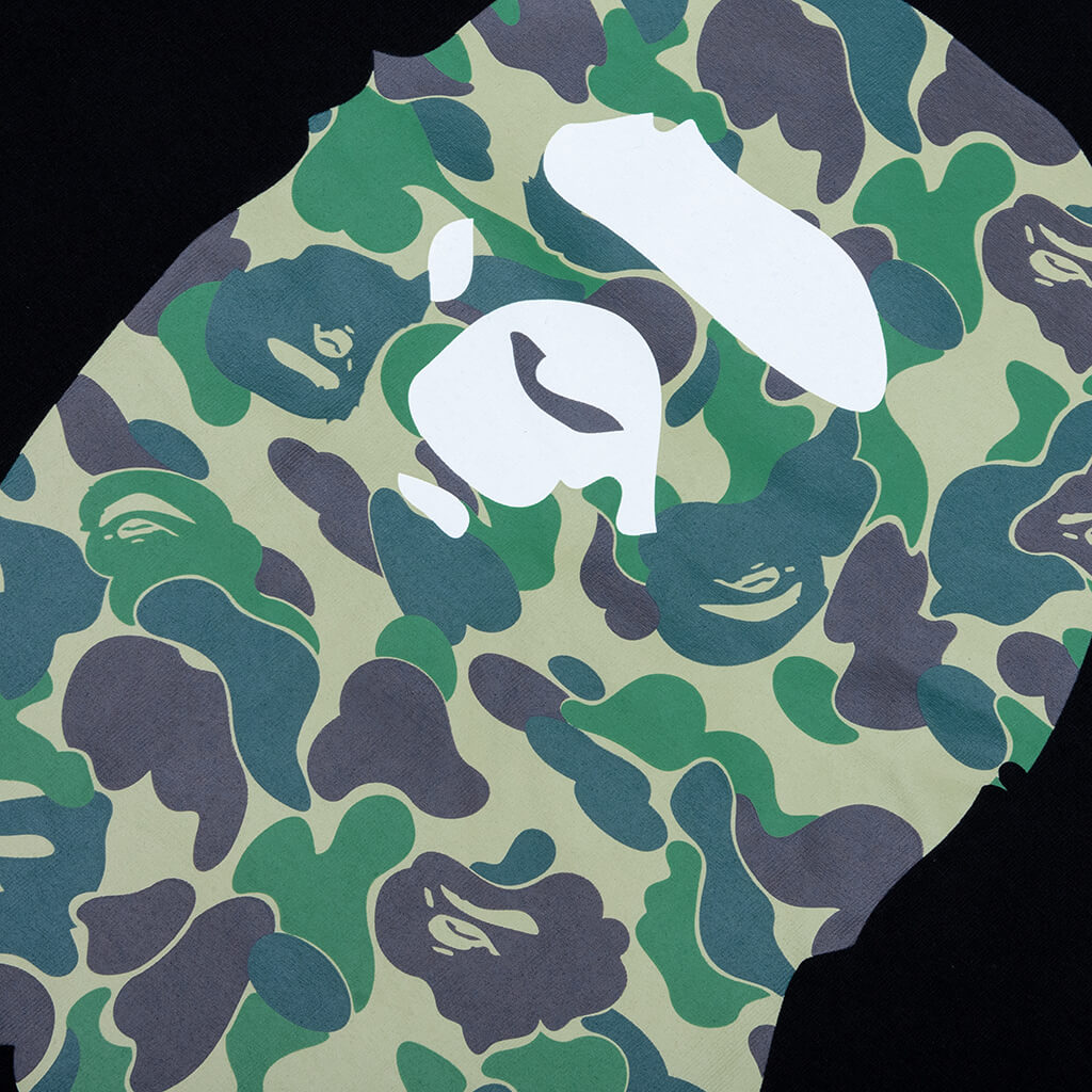 A BATHING APE ABC Camo By Bathing Ape Tee - Black/Green