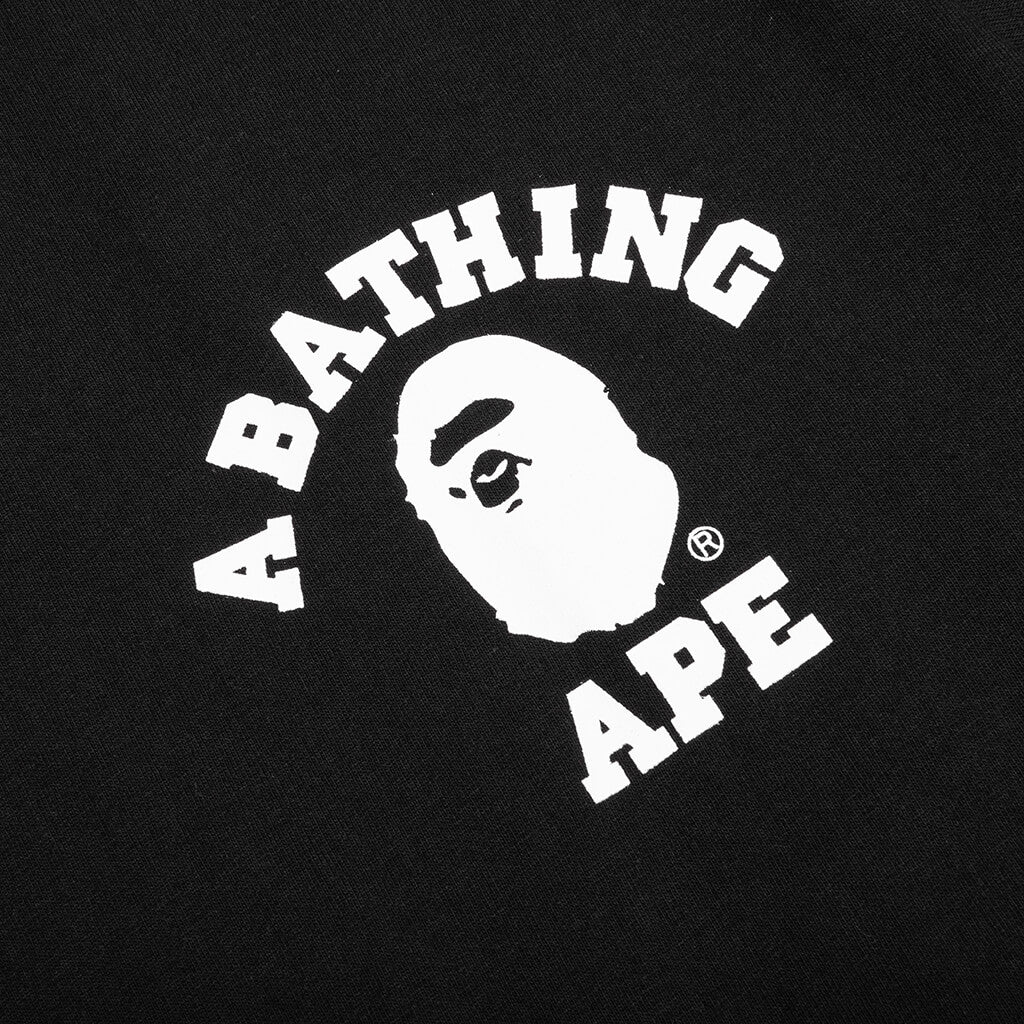 A BATHING APE ABC Camo Crazy College ATS Tee - Black