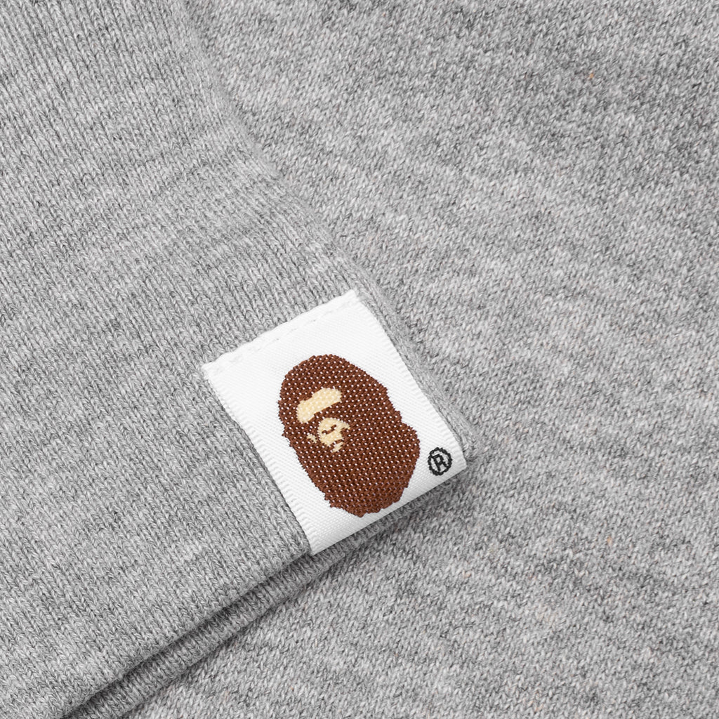 A BATHING APE Abc Camo College Pullover Hoodie - Gray