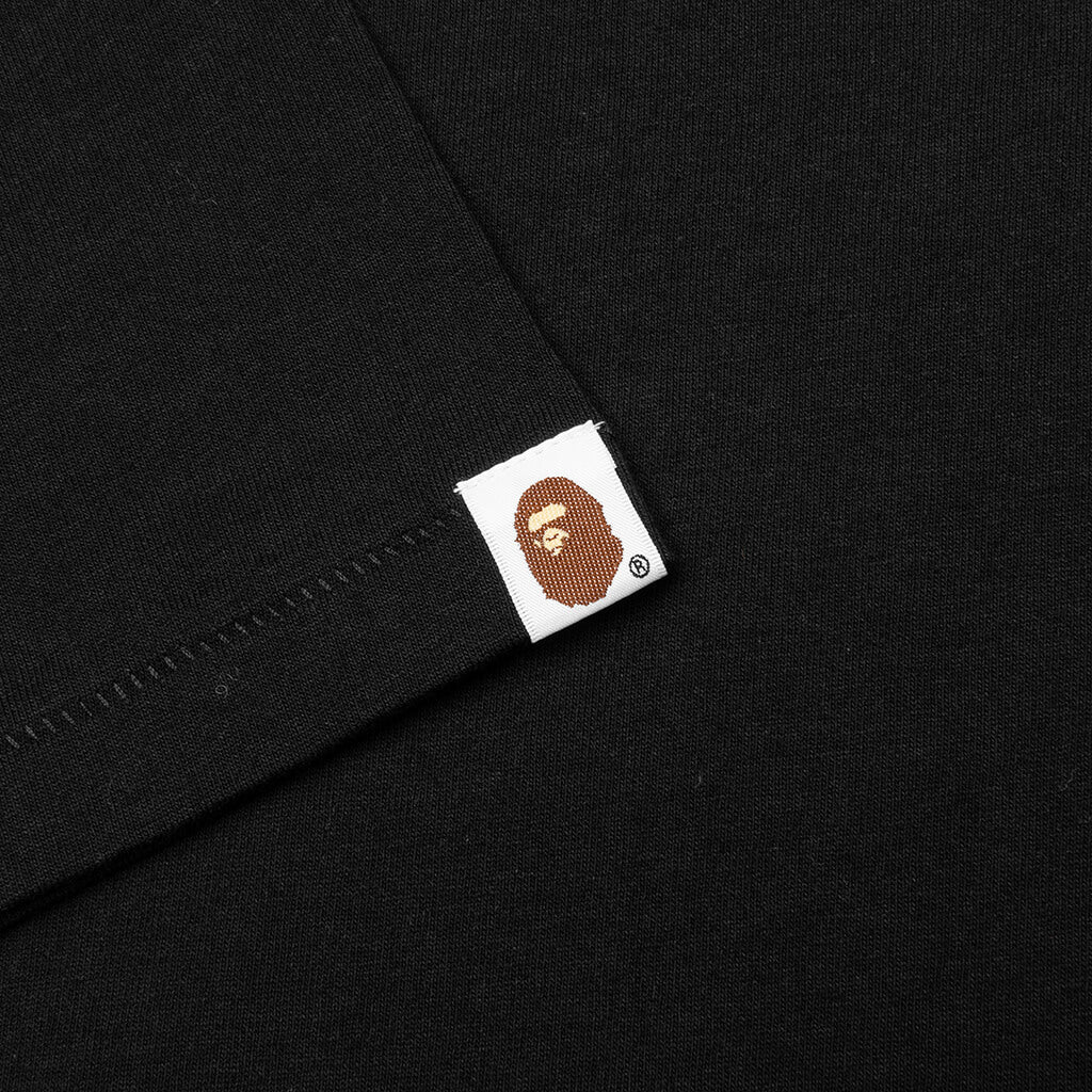 A BATHING APE ABC Camo College Tee - Black/Grey