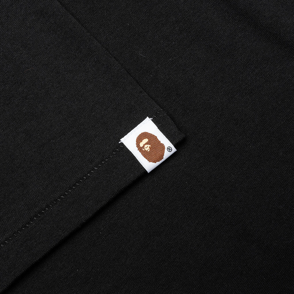 A BATHING APE ABC Camo College Tee - Black/Green