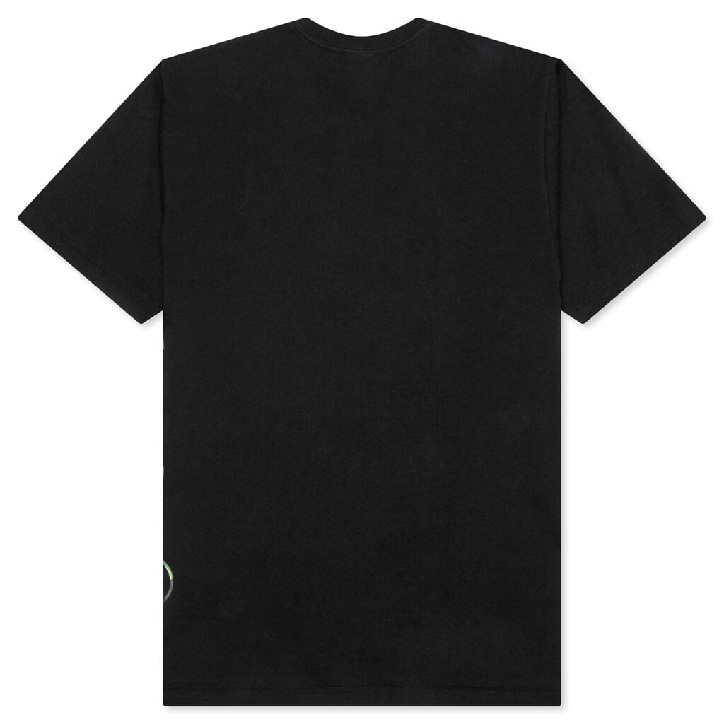 A BATHING APE Abc Camo Side Big Ape Head Tee - Black/Green