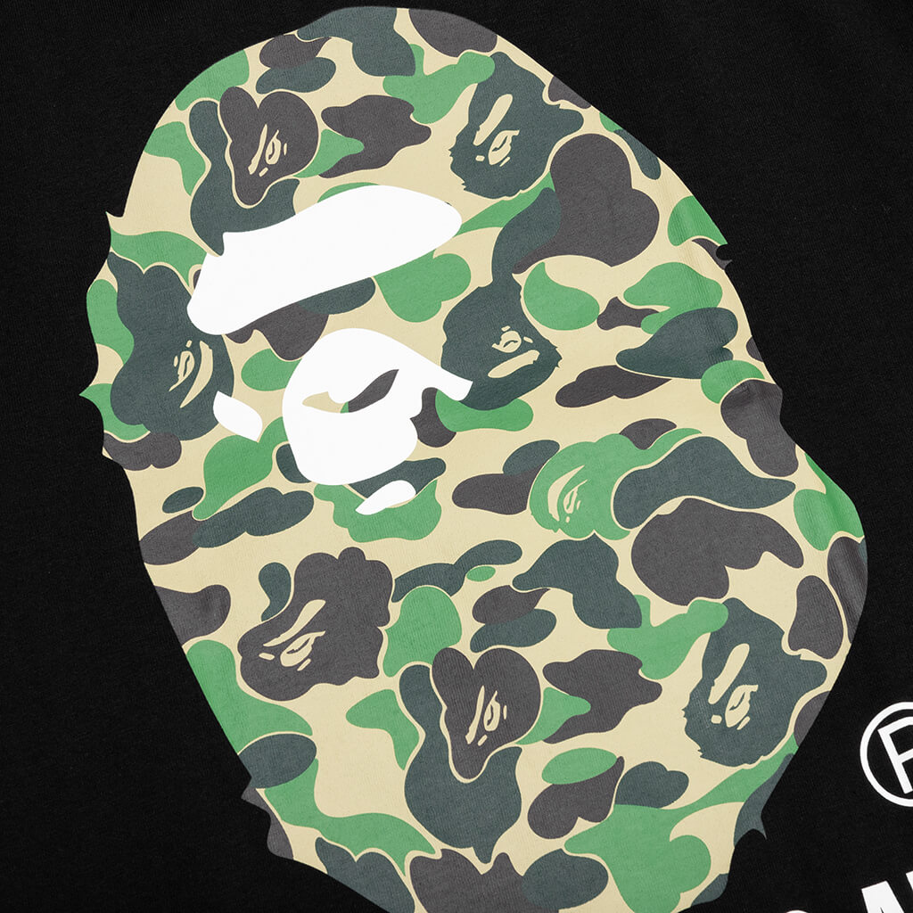 A BATHING APE ABC Camo By Bathing Ape Tee - Black/Green