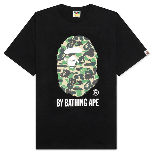A BATHING APE ABC Camo By Bathing Ape Tee - Black/Green