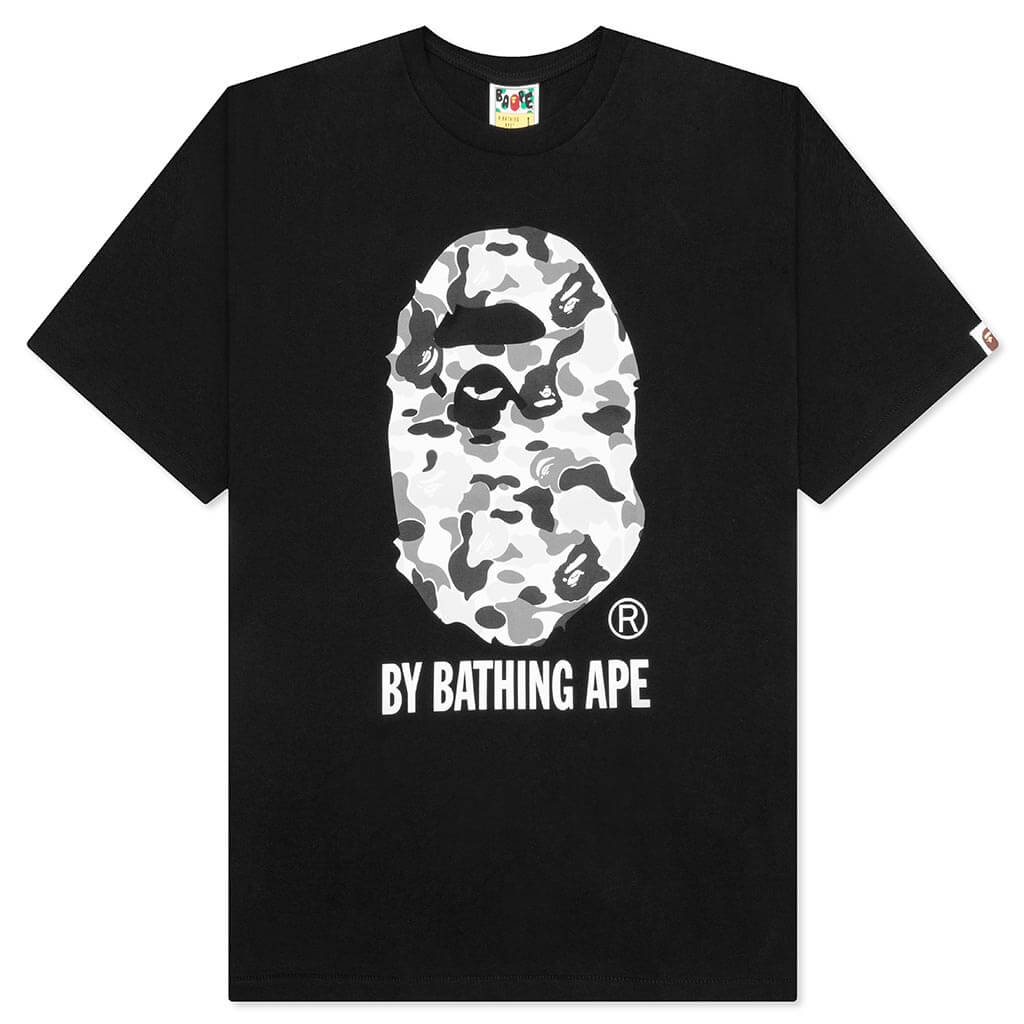 A BATHING APE ABC Camo By Bathing Ape Tee - Black/Grey