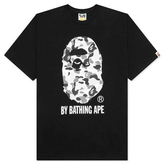 A BATHING APE ABC Camo By Bathing Ape Tee - Black/Grey