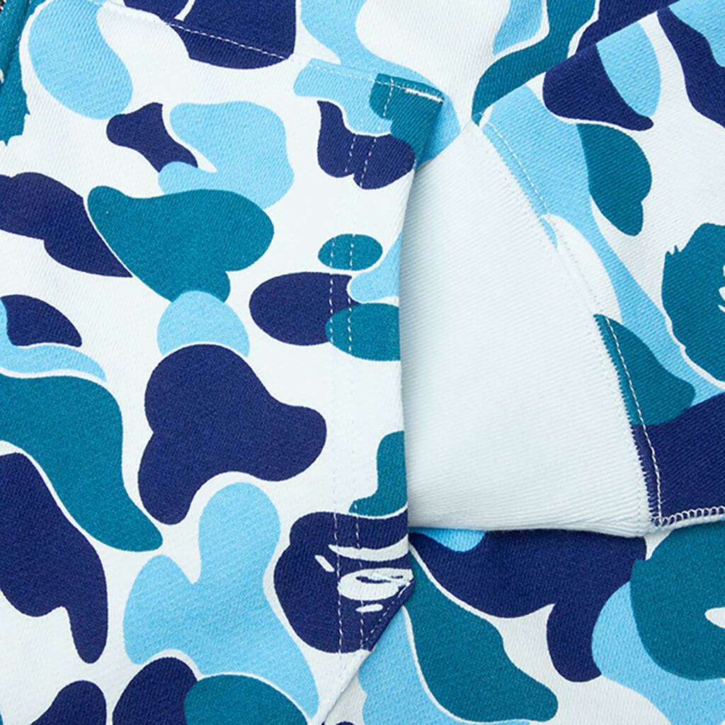 A BATHING APE ABC Camo 2nd Shark Full Zip Hoodie - Blue