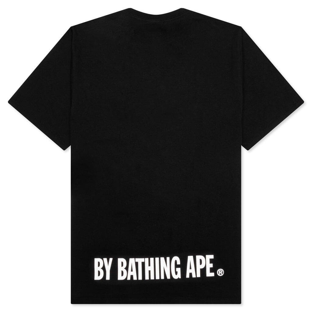 A BATHING APE Ape Face Sta Tee - Black