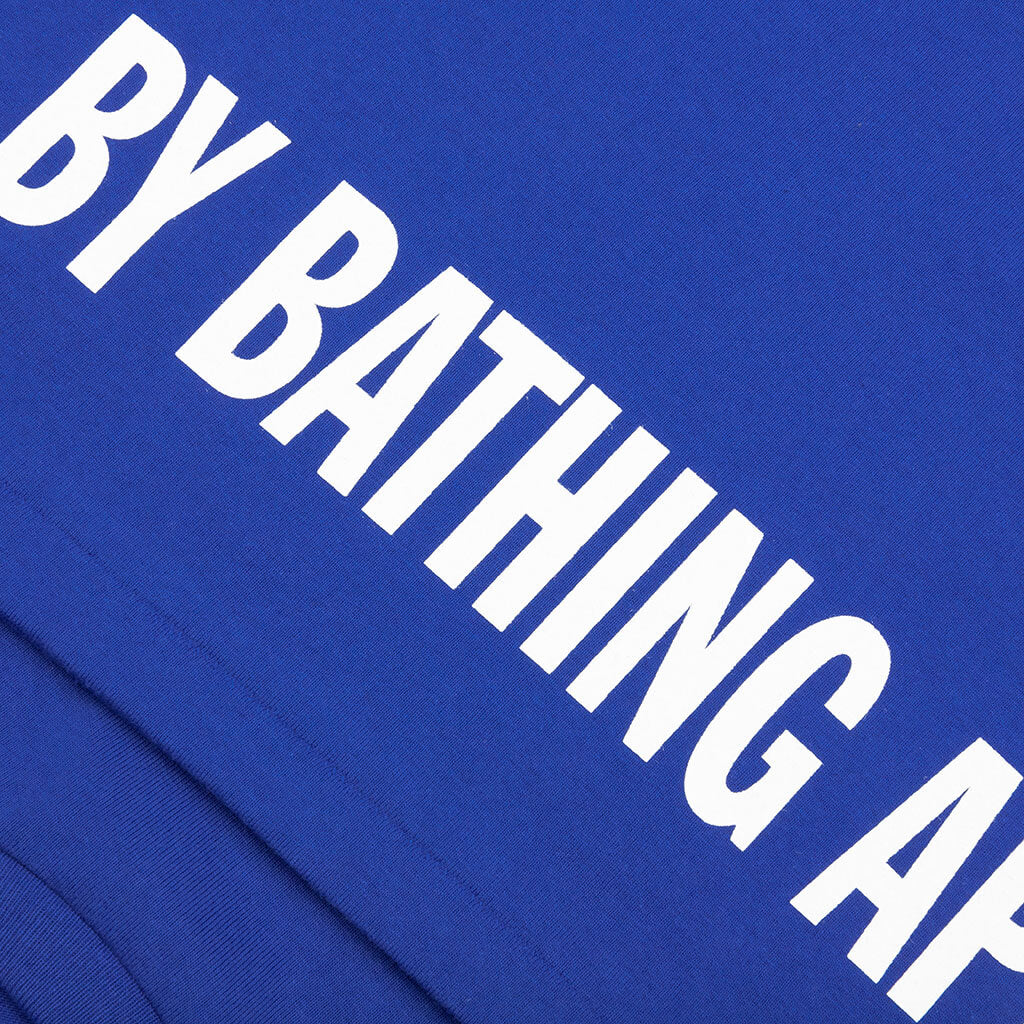 A BATHING APE Ape Face Sta Tee - Blue