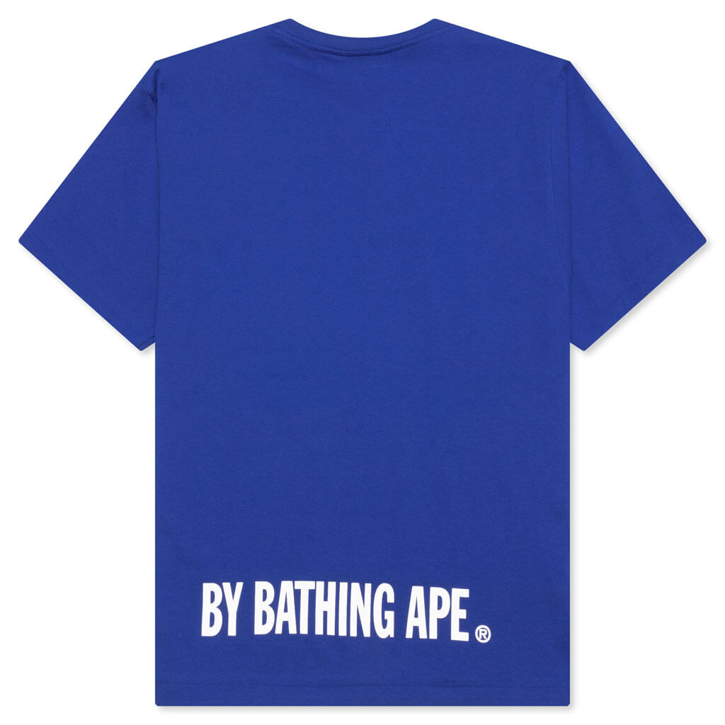 A BATHING APE Ape Face Sta Tee - Blue