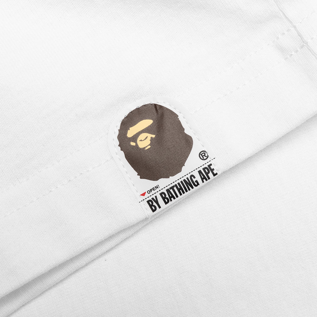 A BATHING APE (B)Y Bathing Ape Tee リラックス - White