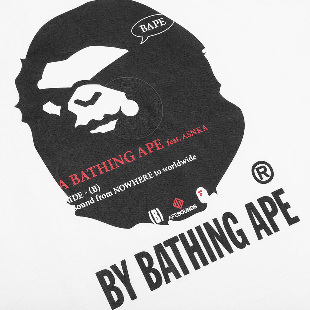 A BATHING APE (B)Y Bathing Ape Tee リラックス - White