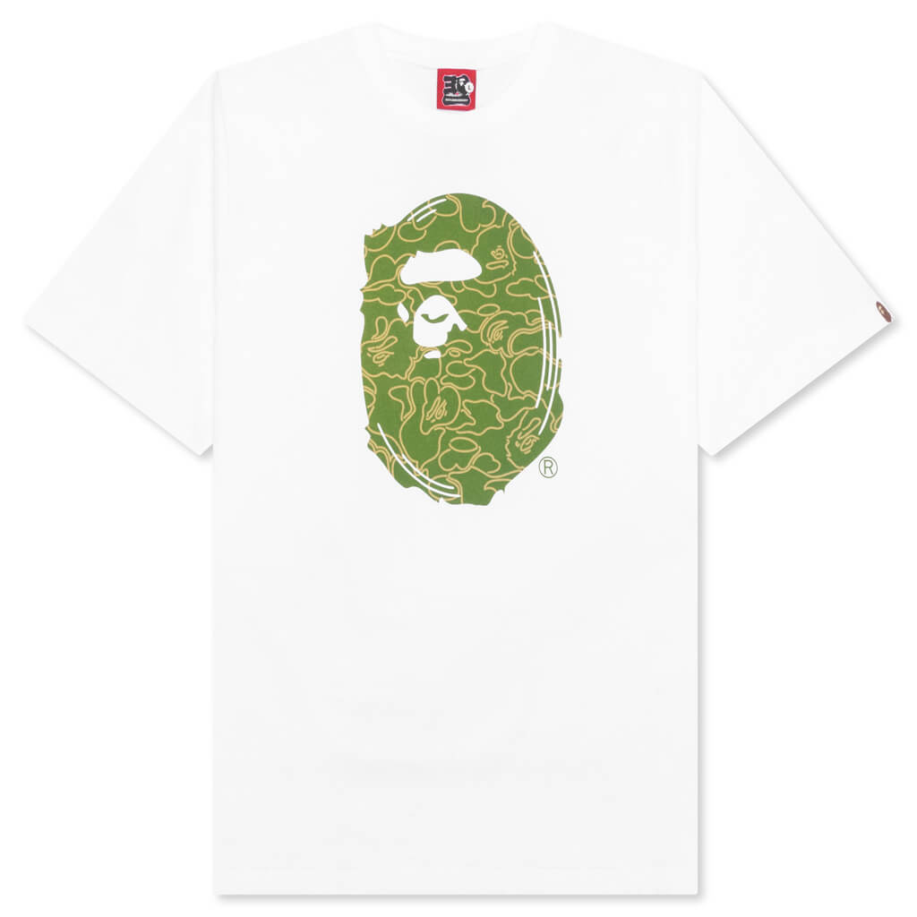 A BATHING APE Bape 30th Anniversary Tee #1 M - White/Green