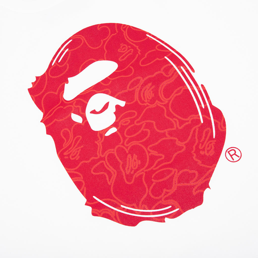 A BATHING APE Bape 30th Anniversary Tee #1 M - White/Red
