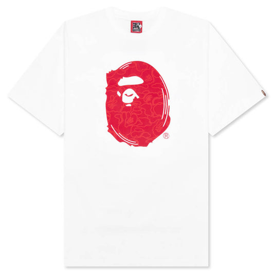 A BATHING APE Bape 30th Anniversary Tee #1 M - White/Red