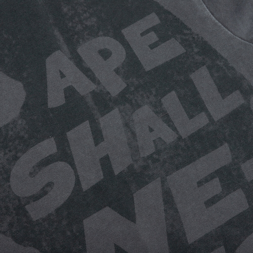 A BATHING APE Bape Big Ape Head Tee - Black