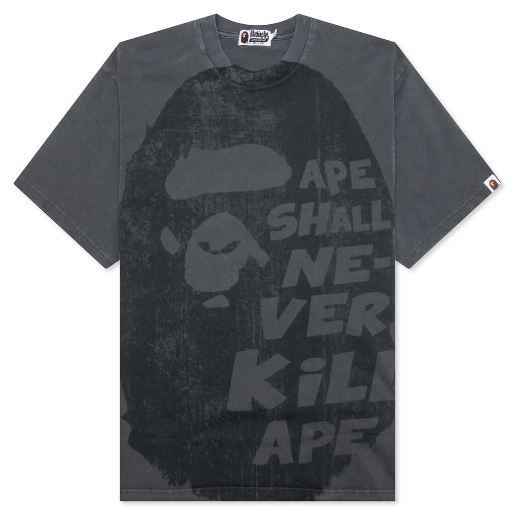 A BATHING APE Bape Big Ape Head Tee - Black