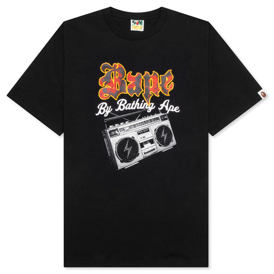 A BATHING APE Bape Boombox Tee C - Black