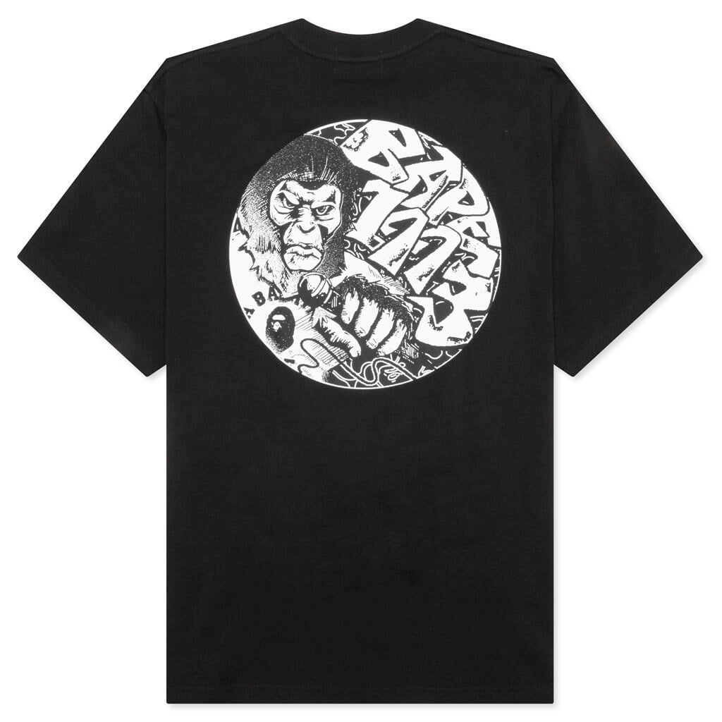 A BATHING APE Bape Comics Graphic Tee - Black