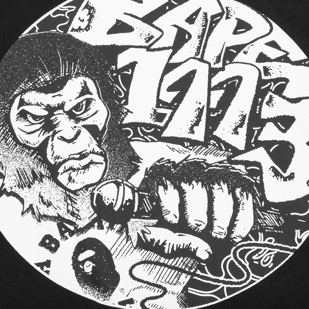 A BATHING APE Bape Comics Graphic Tee - Black