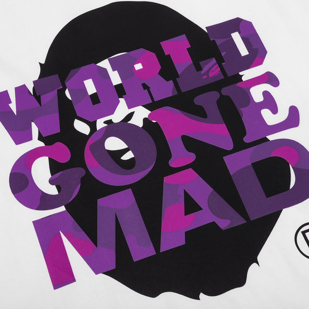 A BATHING APE Bape WGM Tee - White