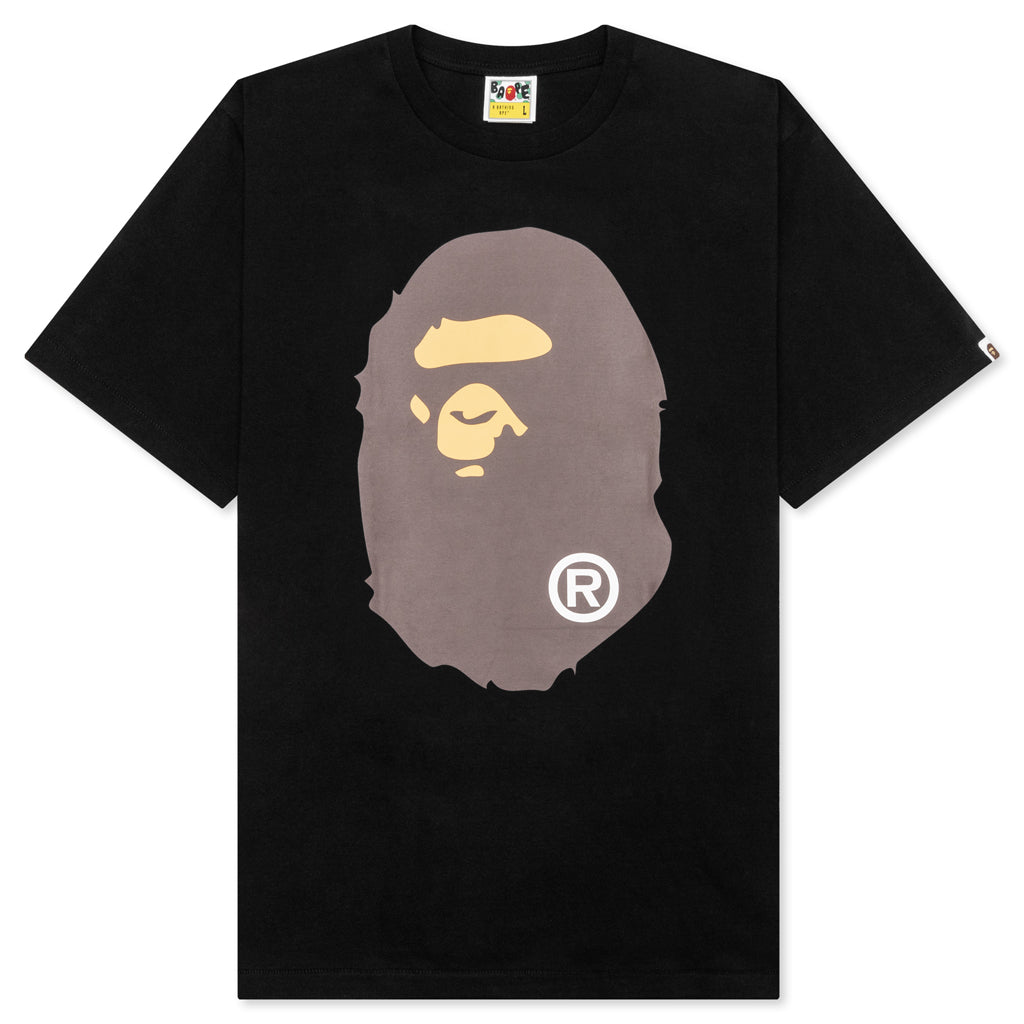 A BATHING APE Big Ape Head Tee - Black