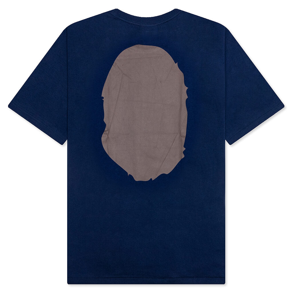 A BATHING APE Big Ape Head Tee - Navy